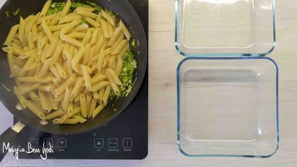 unire la pasta alle zucchine