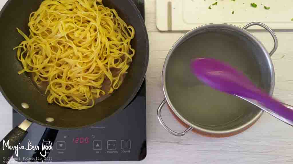 risottare la pasta