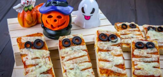 pizzette mummie di Halloween