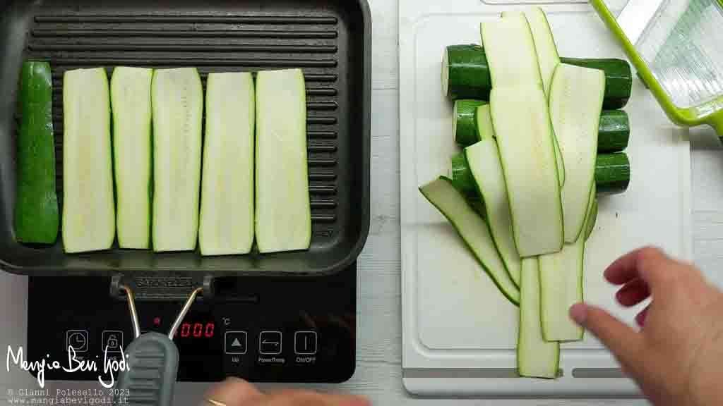 grigliare le zucchine
