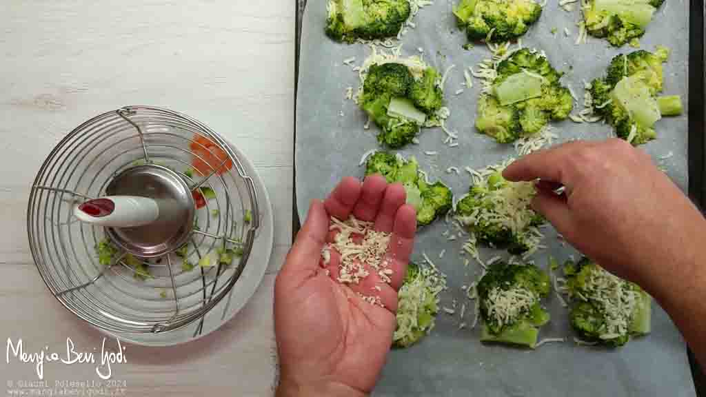 cottura frittelle di broccoli al forno