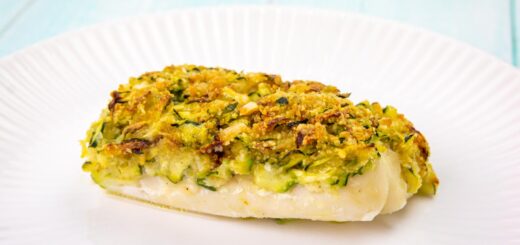 merluzzo gratinato alle zucchine in friggitrice ad aria