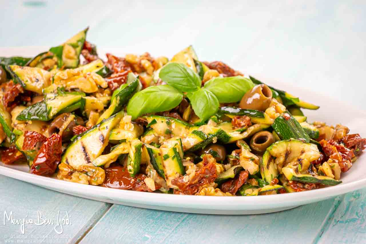 insalata di zucchine grigliate