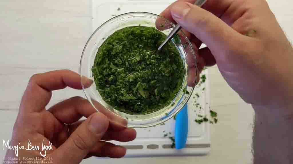 emulsione alla rucola