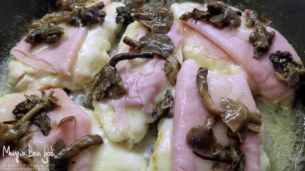 aggiungere i funghi