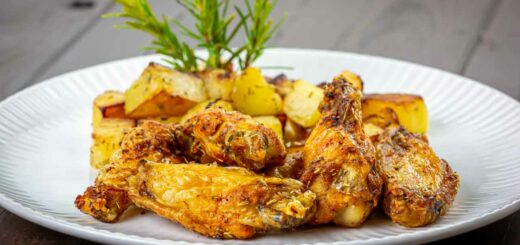ali di pollo in padella