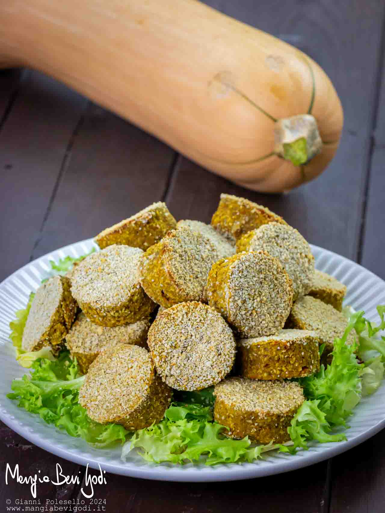 polpette di zucca e lenticchie