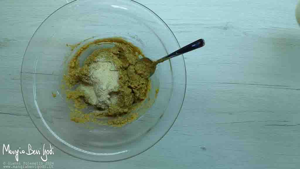 impasto polpette di zucca e lenticchie