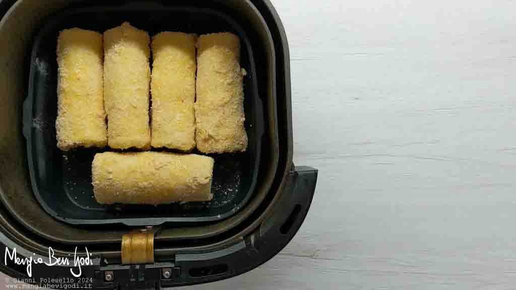 cottura cannoli in friggitrice ad aria