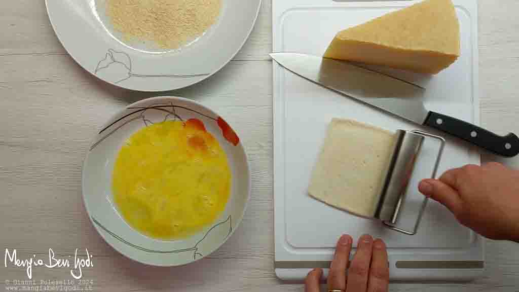 comprimere il pane da tramezzini