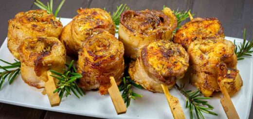 girelle di pollo e pancetta