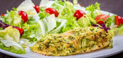 petto di pollo in crosta di zucchine
