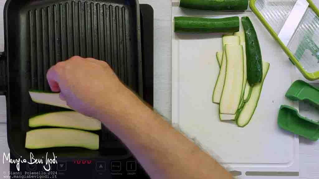 grigliare le zucchine