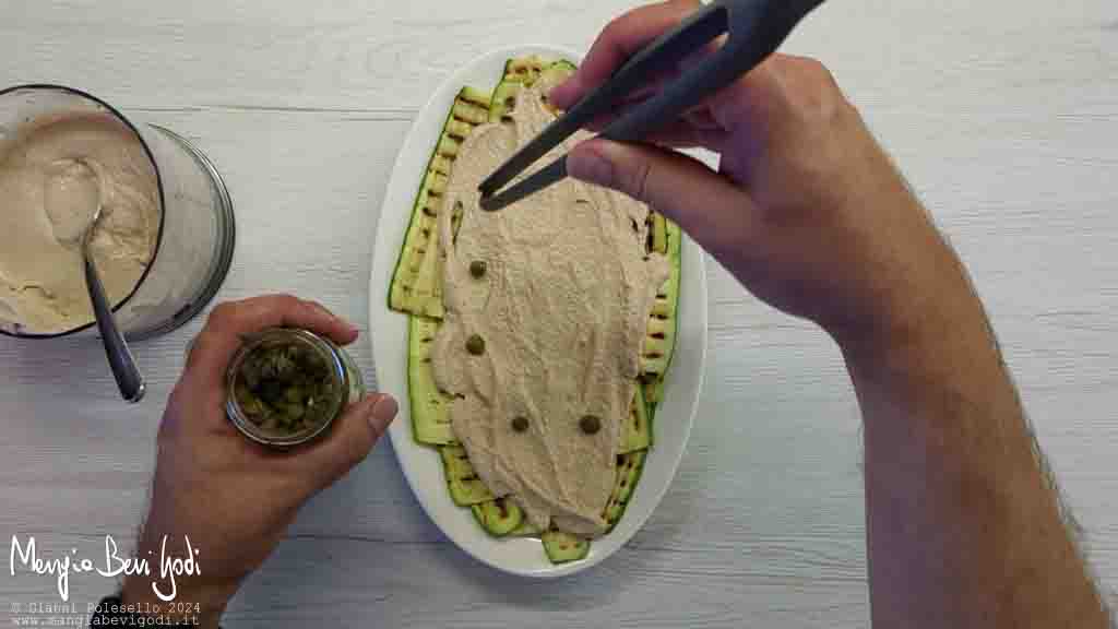 zucchine con salsa tonnata