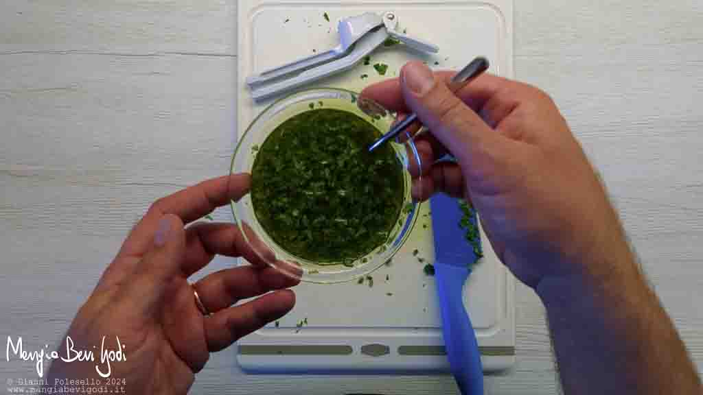 emulsione alla rucola