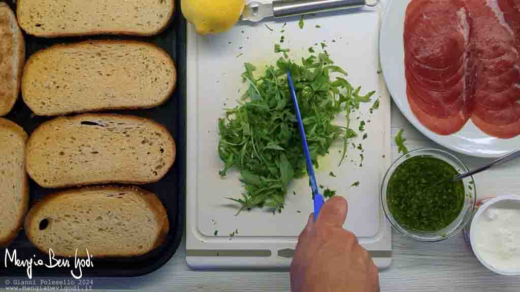 tritare la rucola