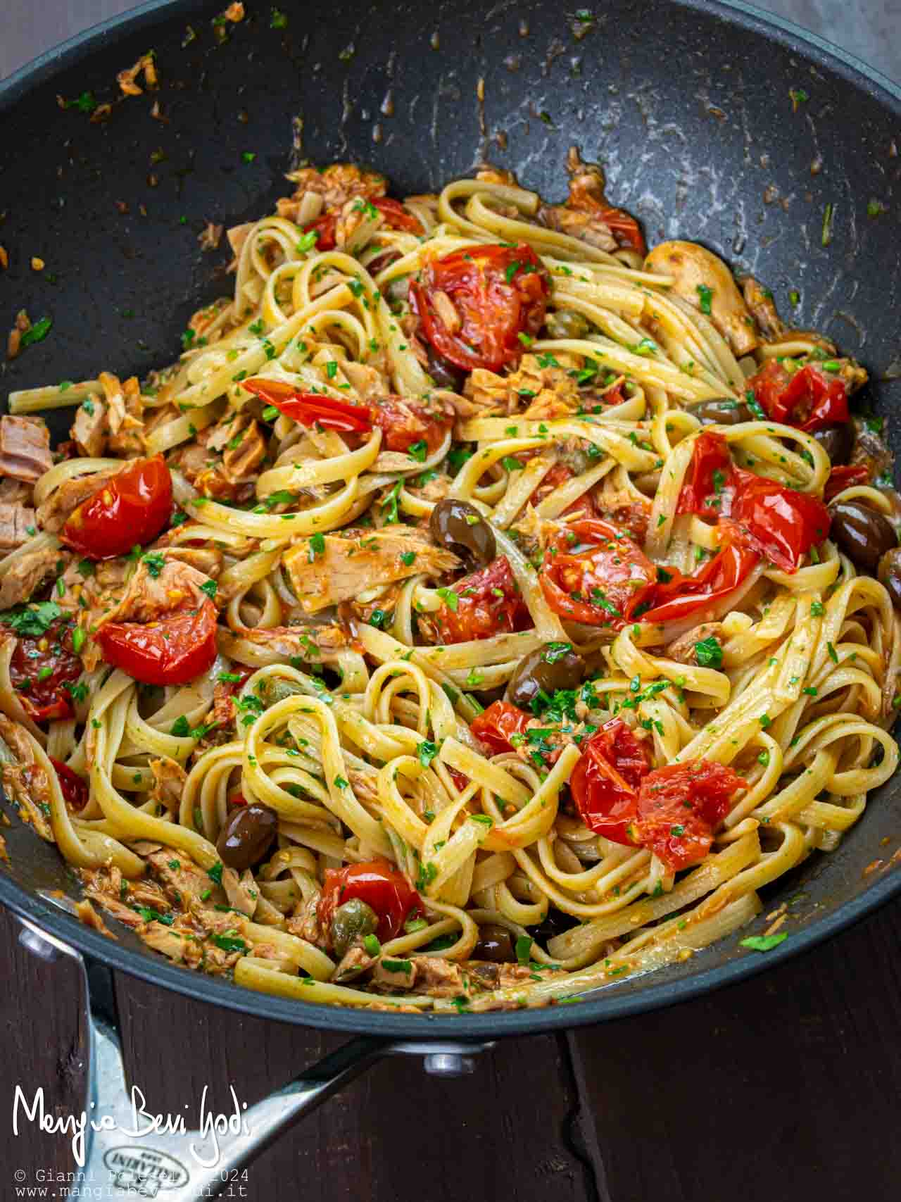 linguine tonno e pomodorini