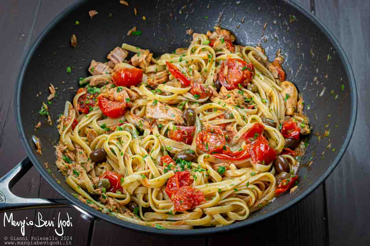 linguine tonno e pomodorini