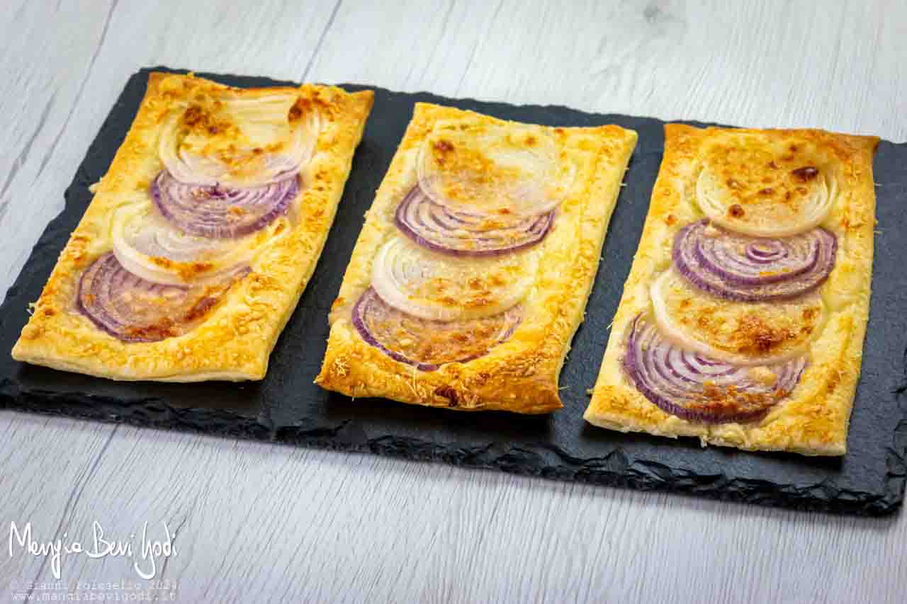 tavolette di sfoglia alle due cipolle