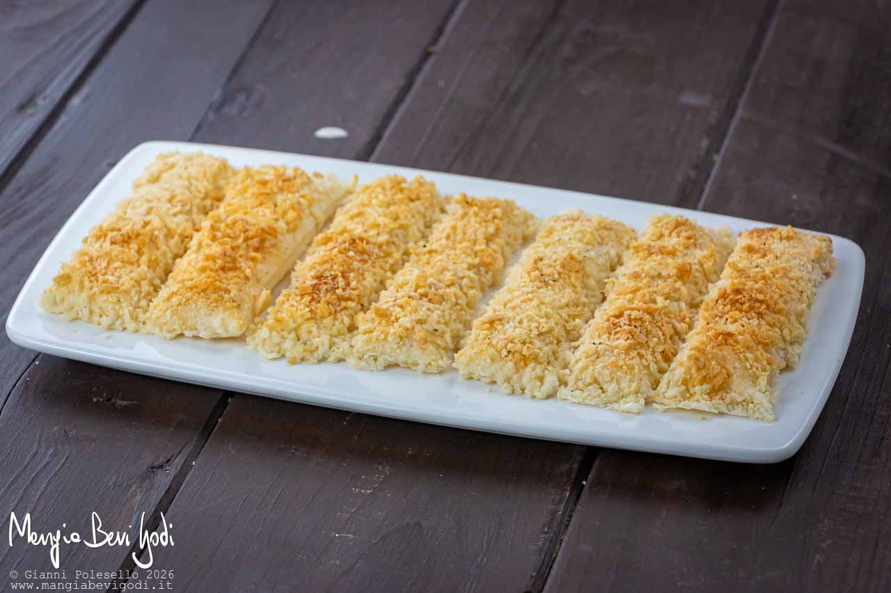 finger food di pasta sfoglia e panko