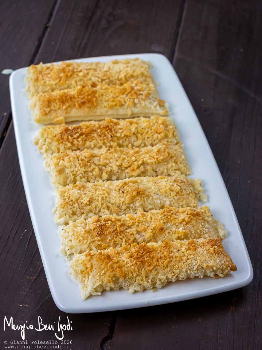 finger food di pasta sfoglia e panko