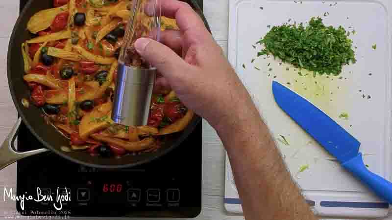 aggiungere peperoncino