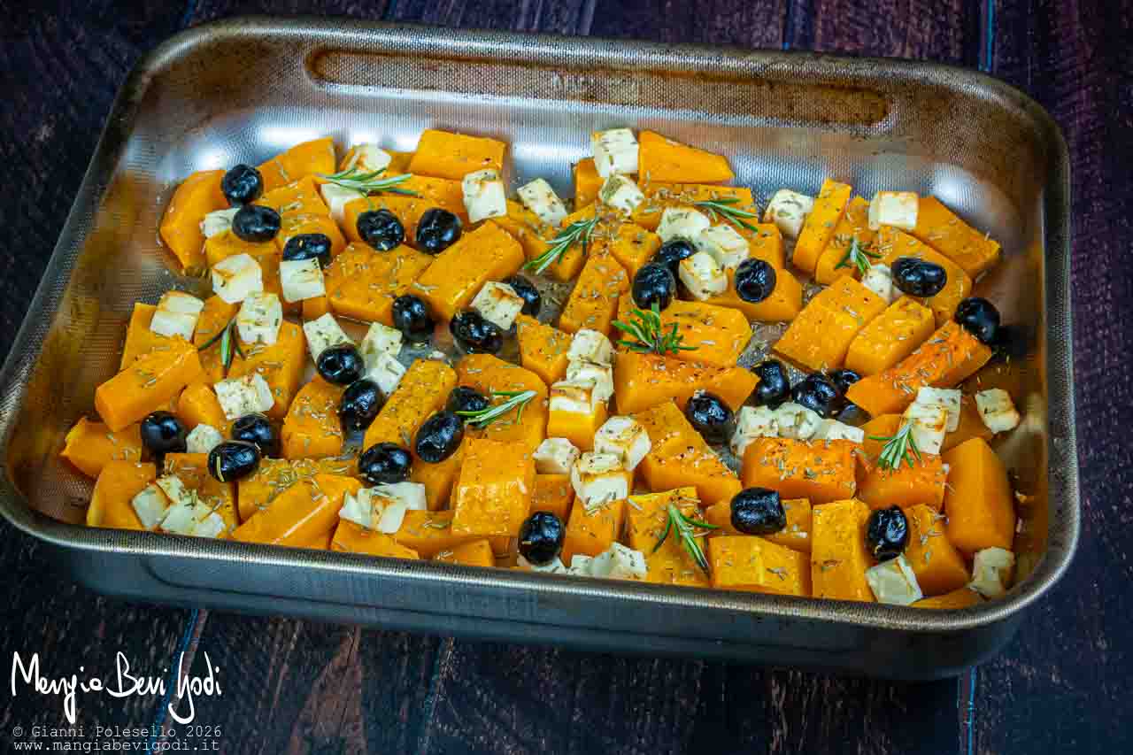 zucca al forno alla greca