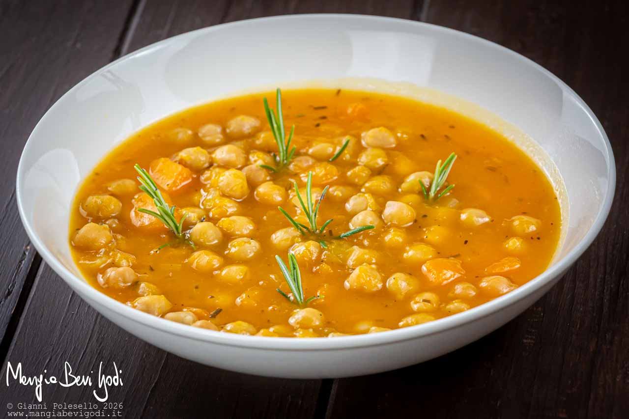 zuppa di zucca e ceci