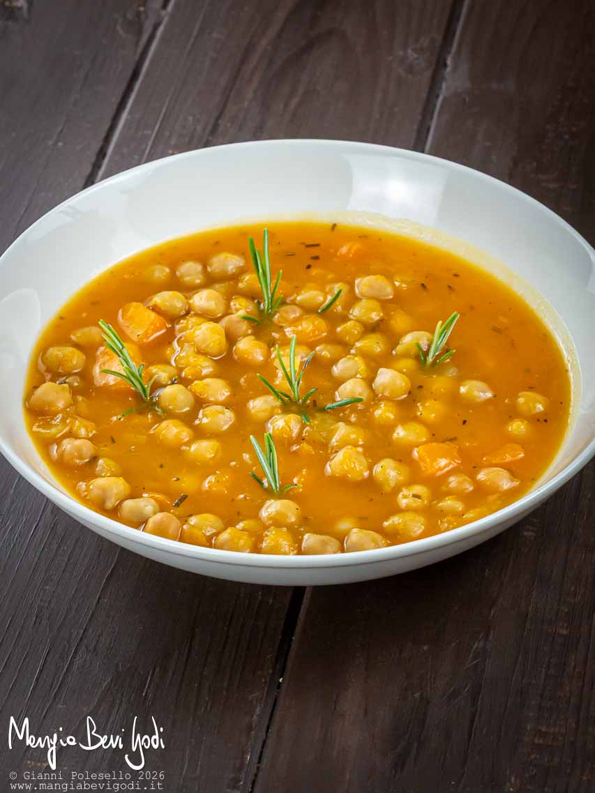 zuppa di zucca e ceci